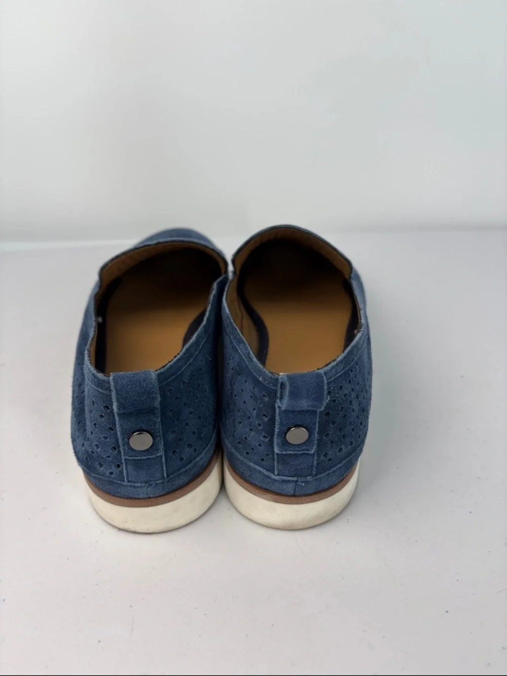 Franco Sarto suede perforated